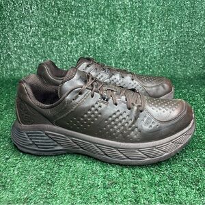 Hoka One One Gaviota LTR‎ Men 9.5 2E Wide Brown Leather Shoes